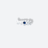 sea coral sapphire ring (US 7)