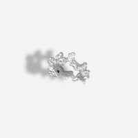 sea coral ruby ring (US 6 1/2)