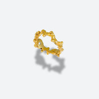 sea coral gem ring (US 8.5)