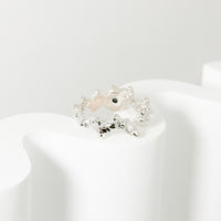 sea coral spinel ring (US 7)