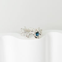 sea coral spinel ring (US 7)