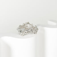 sea coral tourmaline ring (US 7 1/2)