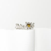 sea coral topaz ring (US 6 1/2)