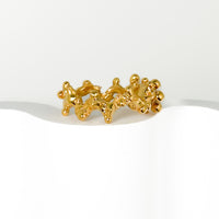 sea coral gem ring (US 6 1/2)