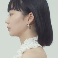 sea coral mini hoops