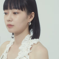 sea coral mini hoops