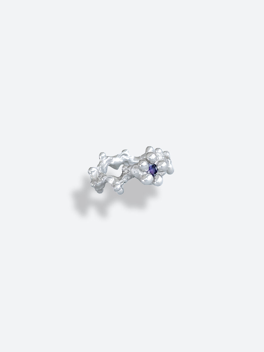 sea coral amerhyst ring (US 6 1/2)