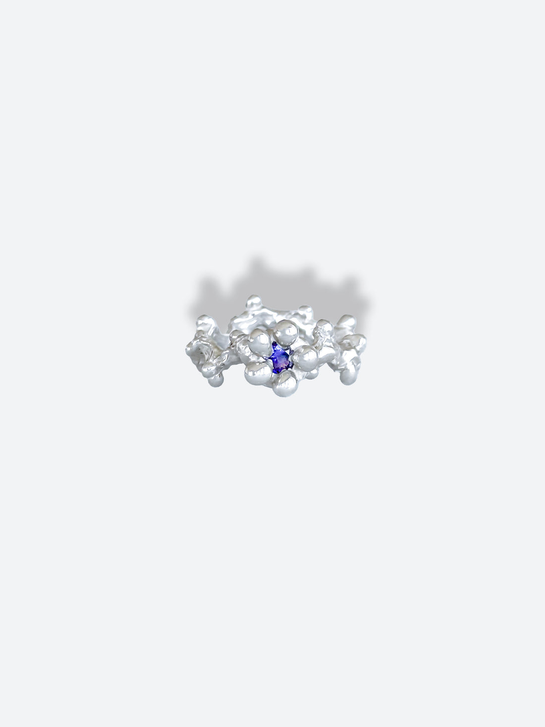 sea coral amerhyst ring (US 6 1/2)