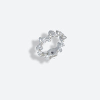 sea coral amethyst ring (US 7)